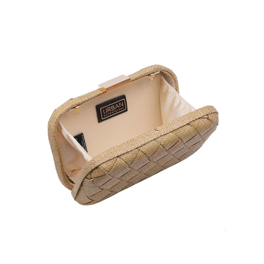 Addie Woven Straw Clutch