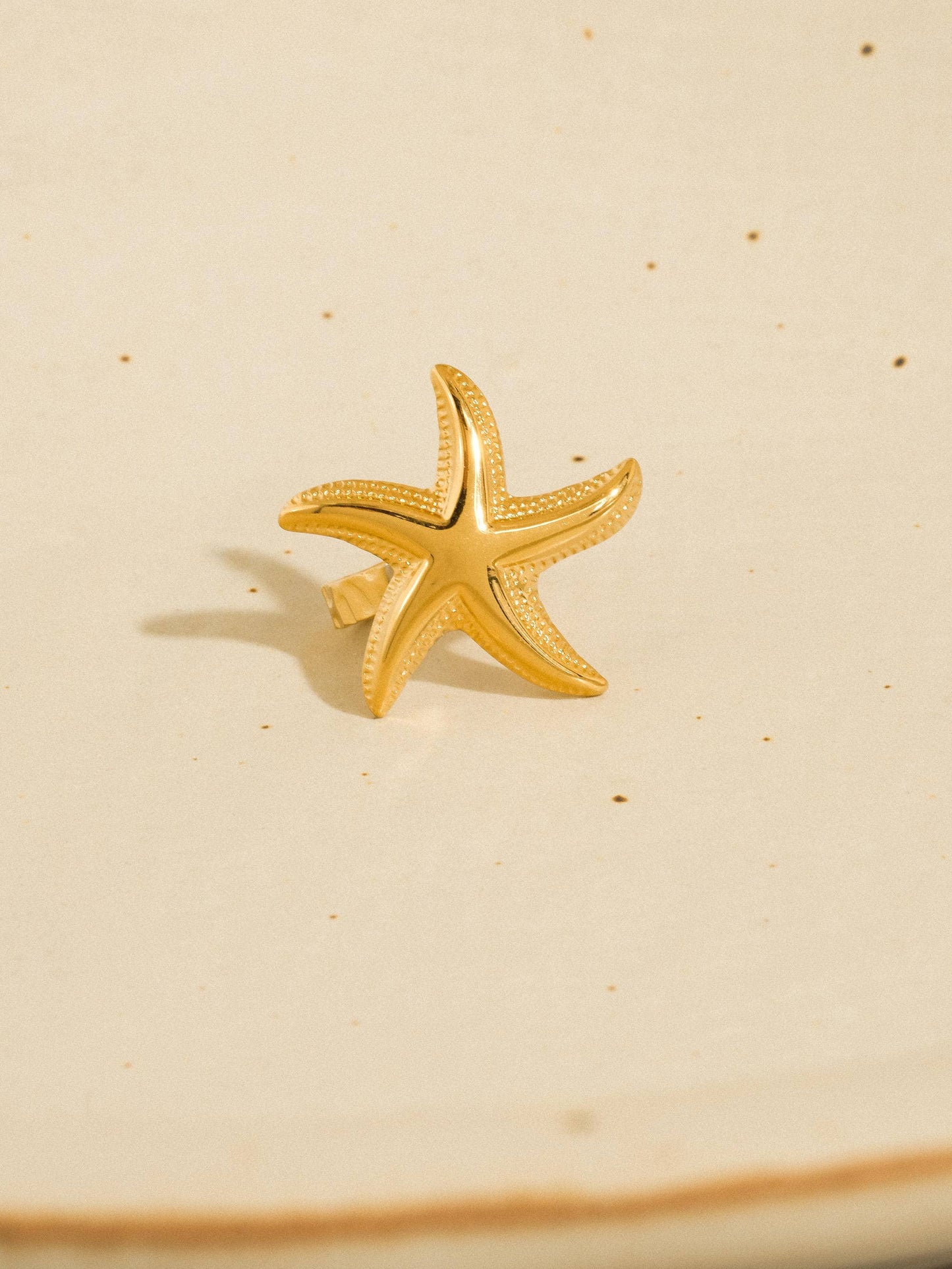 Sunset 18K Gold Non-Tarnish Starfish Statement Ring