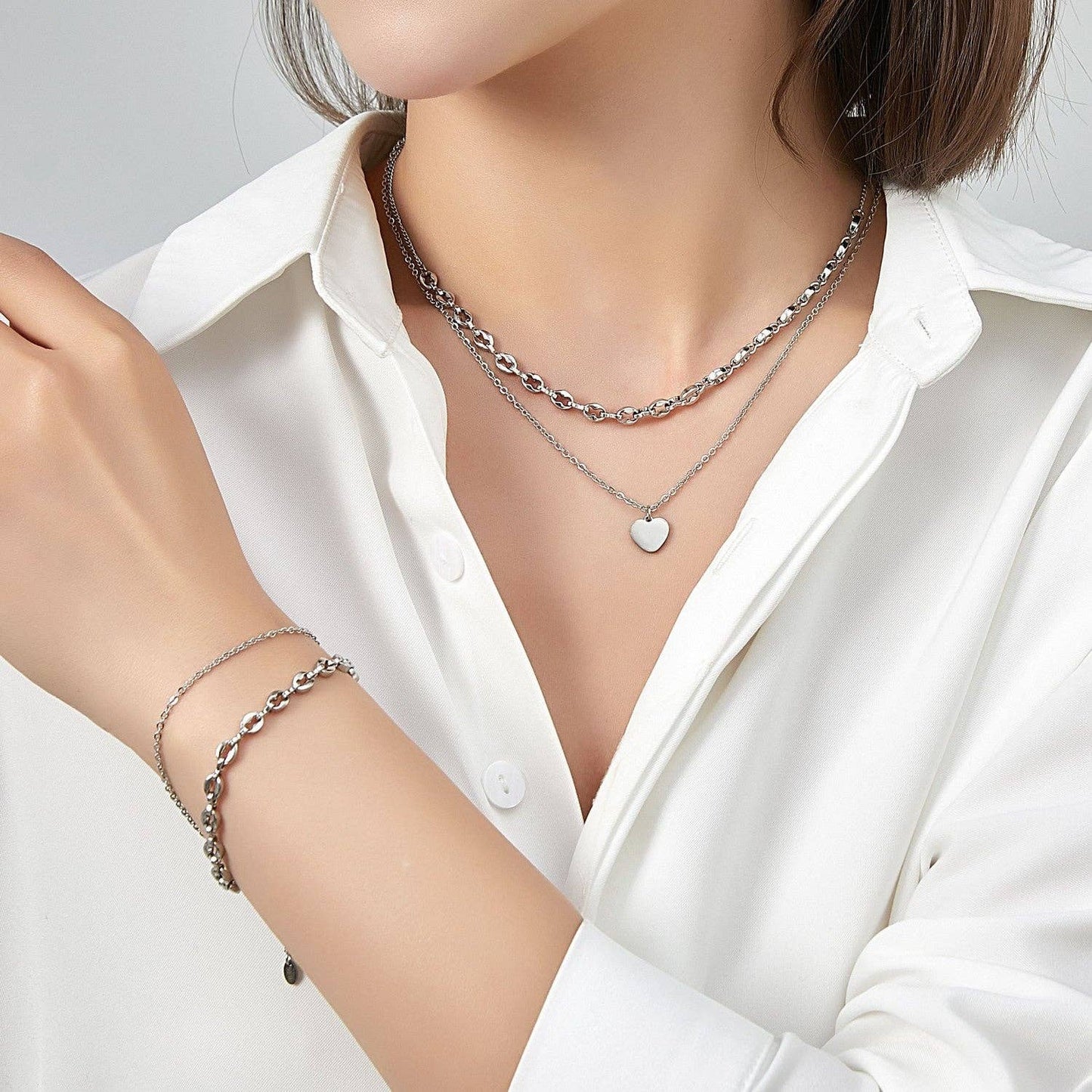 Urbana stainless steel necklace