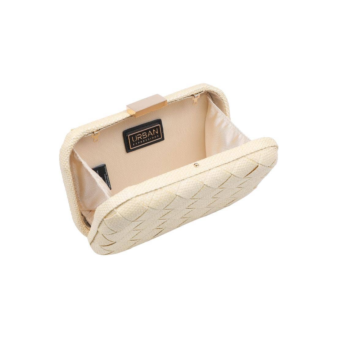 Addie Woven Straw Clutch