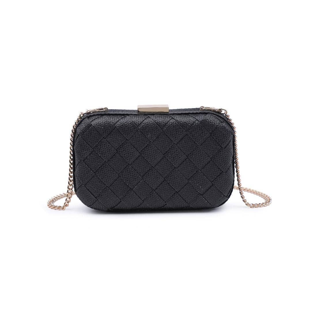 Addie Woven Straw Clutch