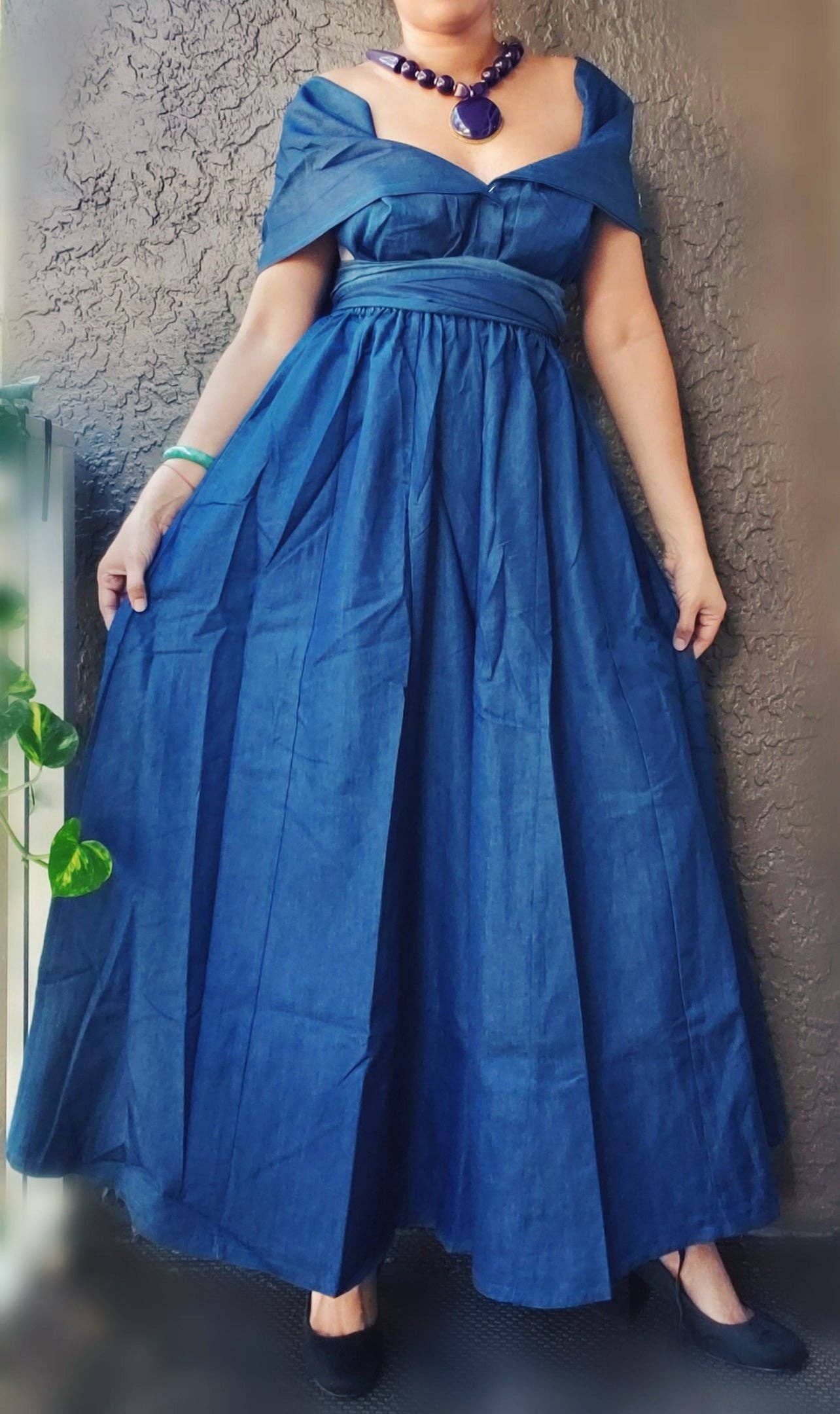 Denim Palazzo / Romper/Jumpsuit/Convertible -