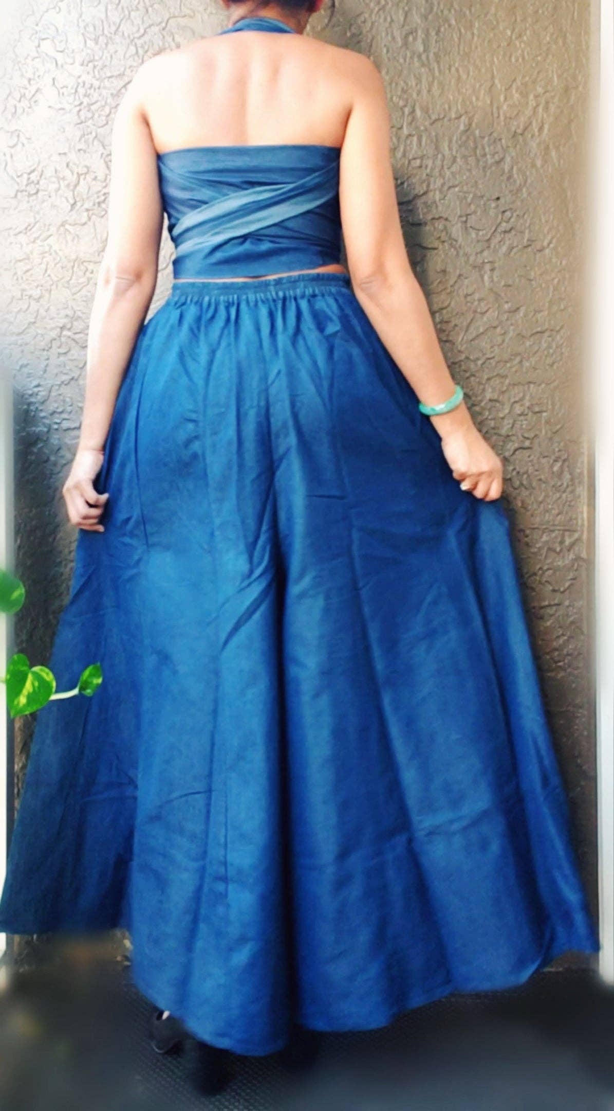 Denim  Palazzo / Romper/Jumpsuit/Convertible -