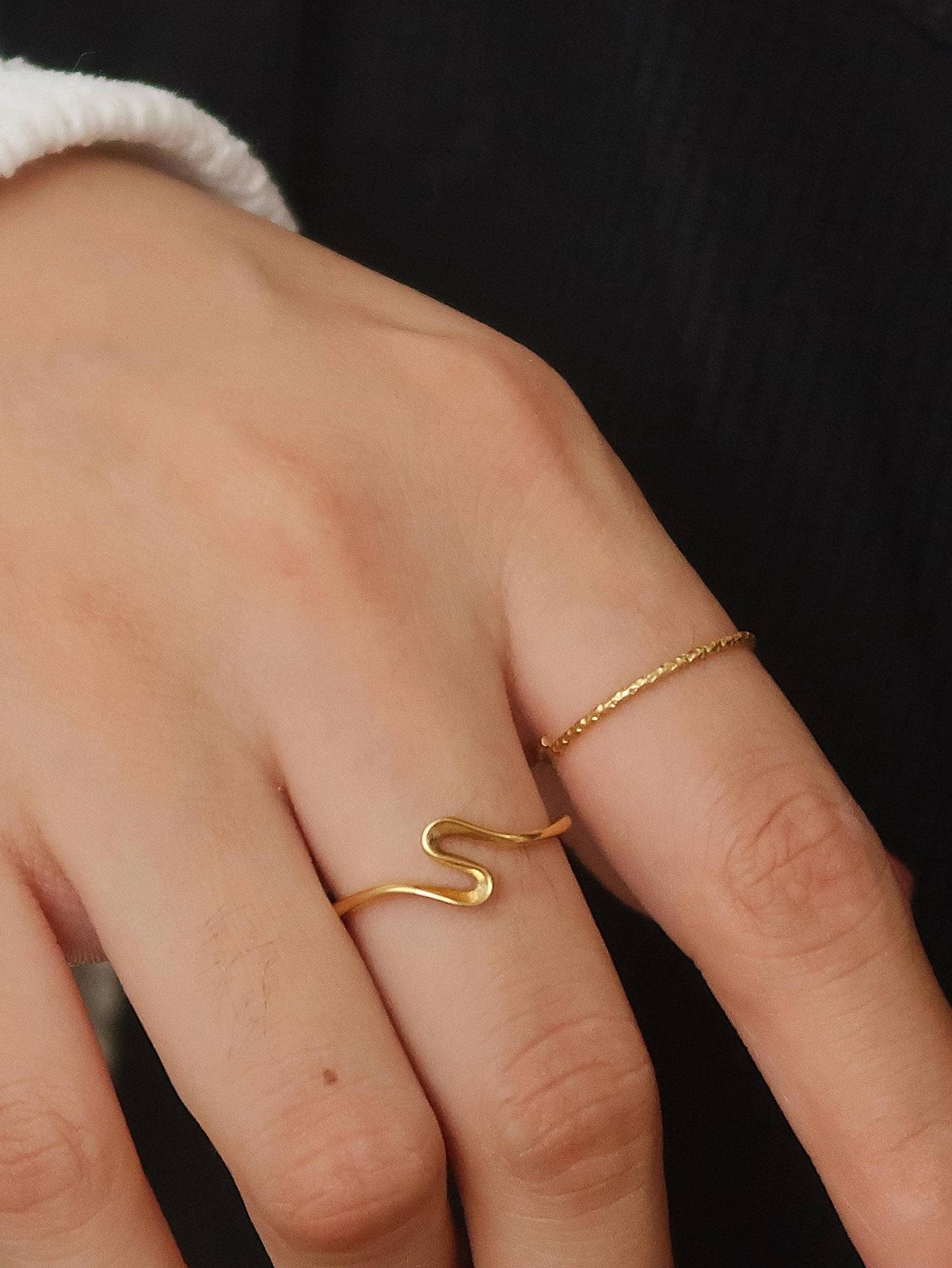 Chester 18K Gold Non-Tarnish Minimalist Ring