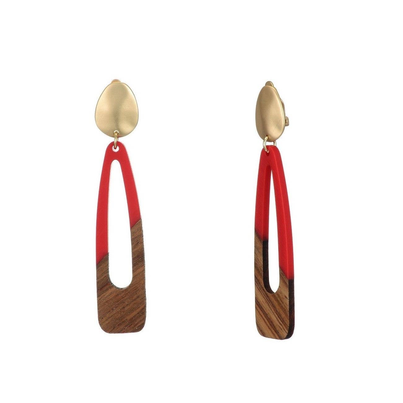 Asai clip-on earrings