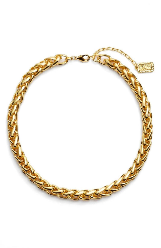 Rendy Braided Link Chain Necklace for Women