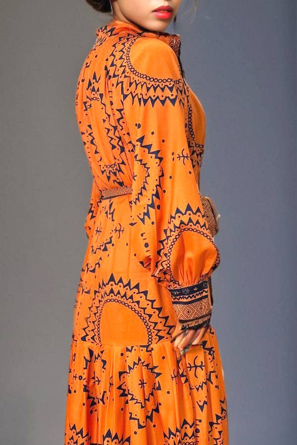 C3361 BUTTON DOWN MAXI DRESS