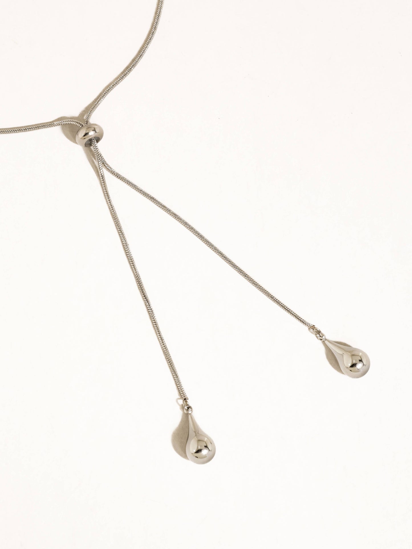 Trésor Non-Tarnish Adjustable Lariat Drop Necklace