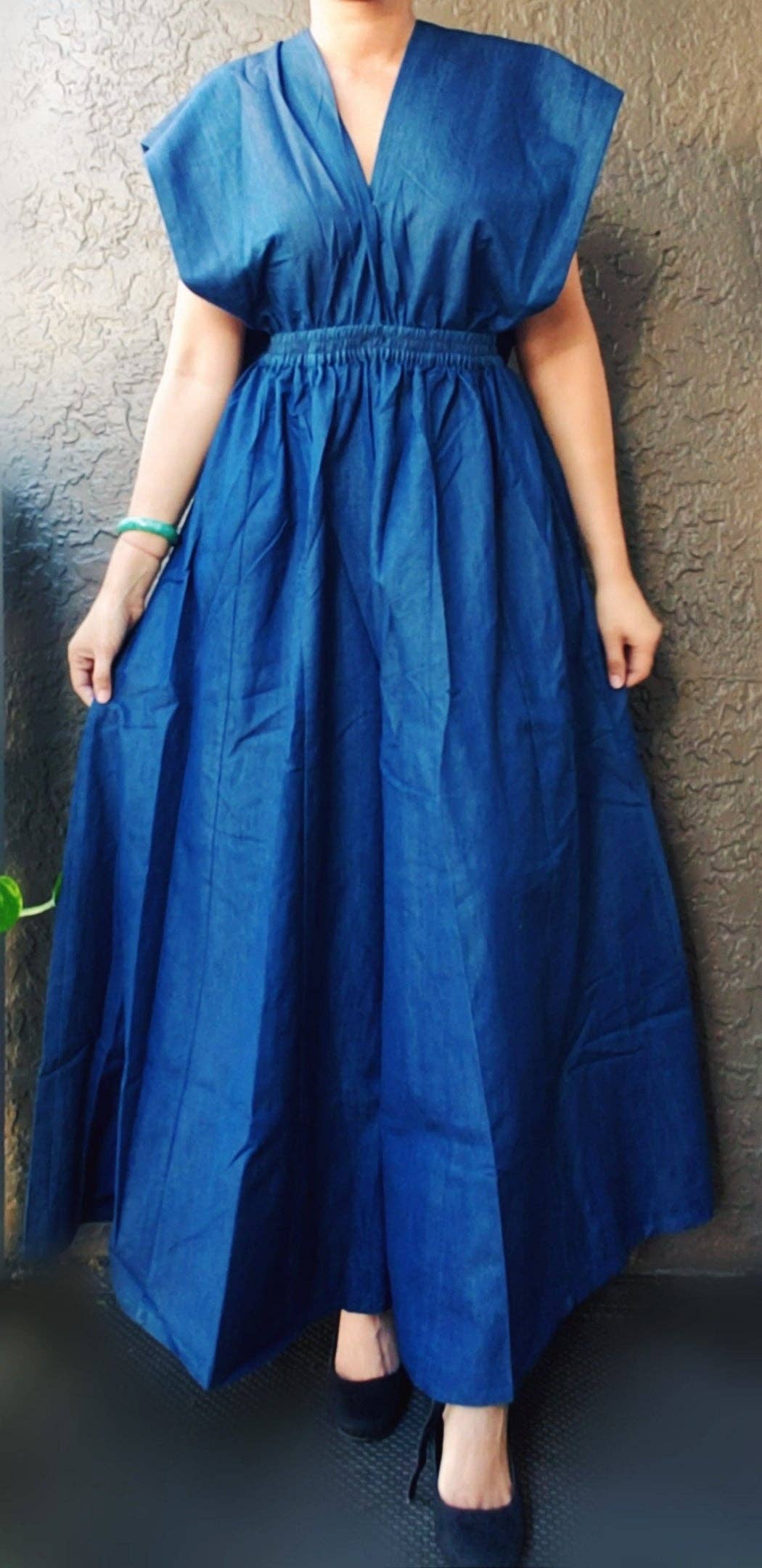 Denim  Palazzo / Romper/Jumpsuit/Convertible -