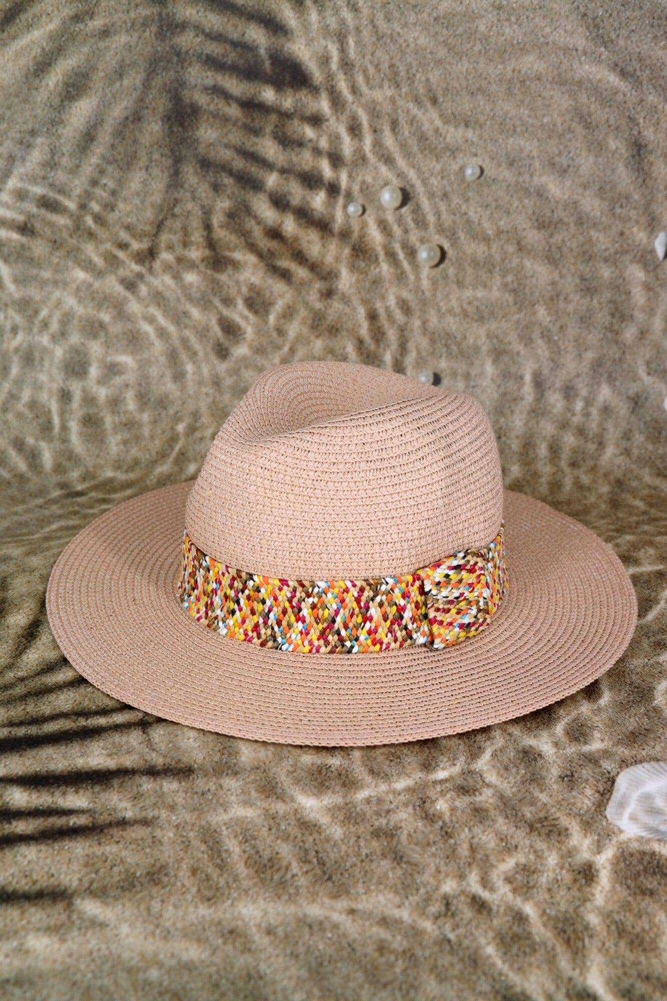 MH0146 Judy Multi Color Band Straw Hat