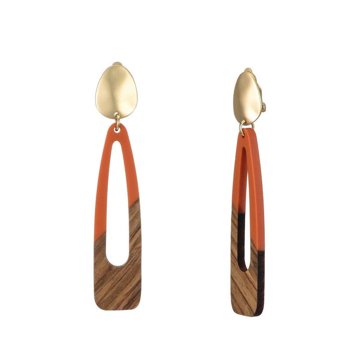 Asai clip-on earrings